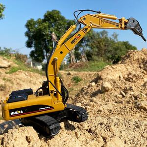 打桩机玩具合金破拆机仿真工程车儿童男孩钻地机破碎机钻头耐摔