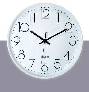 轻奢时尚12英寸圆形挂钟石英钟表客厅时钟创意现代挂表简约墙钟