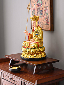佛龛新中式实木香台供佛案桌小佛台神台底座菩萨增高垫板家庭供台