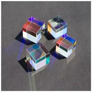 合色棱镜立方体20mm六面大号吊坠三棱镜彩虹光之立方分光棱镜玻璃