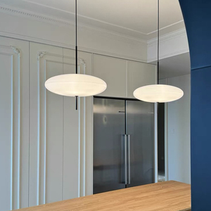 丹麦北欧设计师创意飞碟艺术吊灯个性极简餐厅吧台圆餐桌简约灯具