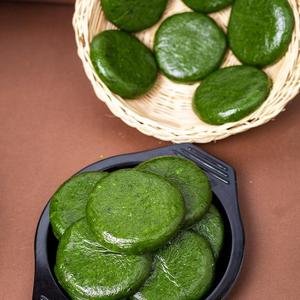 纯野生艾叶糍粑清明糍粑粑艾草青团清明果糯米糍粑江西特产a