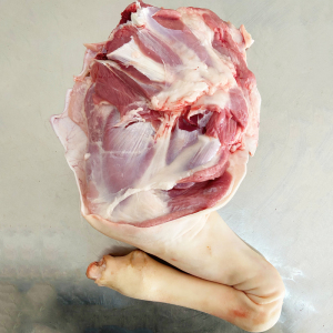 顺丰包邮 带皮山羊前后腿4斤 精修带骨羊腿生羊肉