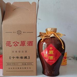 山东范公酒业窖藏原酒60度2500ml100%纯粮浓香型白酒老款纪念酒