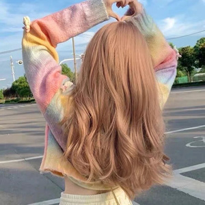 香槟色假发