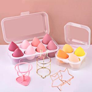 美妆蛋托金架彩妆蛋pbs蛋架子放架粉扑收纳架粉底海绵支化妆棉属