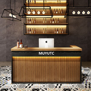 餐饮收银台药店用收银台复古工业风收银台饭店餐饮餐馆烧烤店火锅