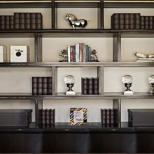 新款网红抖音直播主播背景布3d室内书架书房办公室定制大气背景墙