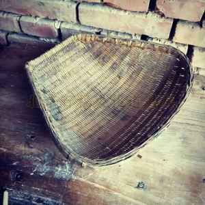 日本购民m俗怀旧老物件老簸箕小簸箕老式农具农耕工具杂项农家院