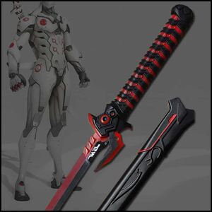 源氏邪鬼的刀 守望先锋周边皮肤武器岛田长刀cosplay道具儿童玩具