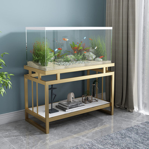 鱼架重架鱼缸底架承装族奢定厅整底缸子缸鱼轻座客柜水摆箱制ai