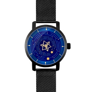 星尘星宇动漫周边手表二次元星系概念男女学生防水石英表电子表
