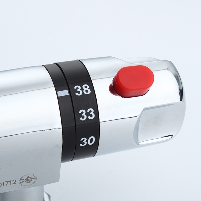 卫生间装花洒控明l耐节温温水温洗澡淋浴电用品调节阀调用恒器器