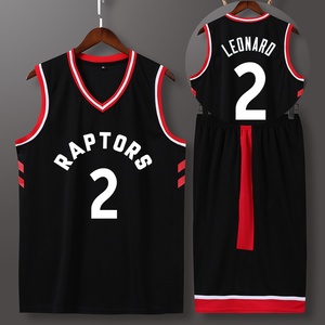 快船队2号y伦纳德猛龙球衣马刺篮球服套装男亲子装定制训练比赛服