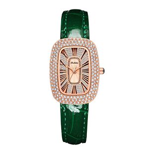 博仕顿(boshidun)全钻鸽子蛋女士石英腕表-8138真皮防水奢华