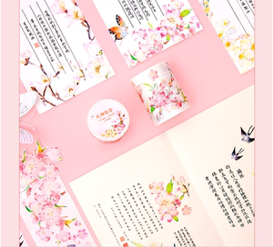 故宫淘宝文创十二花神繁花和纸胶带离型纸diy手帐贴纸官方旗舰店