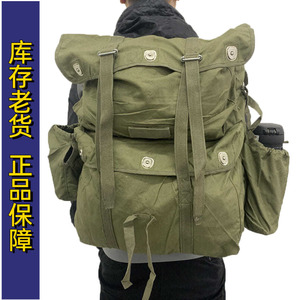 正品老货65式跳伞背包军绿色体能训练帆布背囊复古收藏纯色双肩包