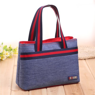 新款韩版女士布手提包时尚潮流小拎袋百搭个性妈咪小布b包简约女