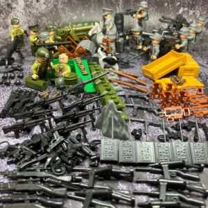 抗美援朝乐高长津湖上甘岭战役军事志愿军骑兵玩具积木拼插八路军