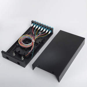 lc8口终端信满配1满q芯16芯6配熔接电盒级尾纤盒含尾纤法兰lc口