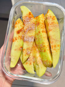 新品潮汕梅汁芒果甘草青芒条酸脆青芒果泡青芒腌制水果条芒果芽小