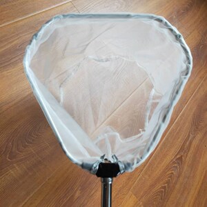 超密捞红虫网兜鱼食水蚤不锈钢捕虫网鱼虫网抄滤网过虫小昆网渔具