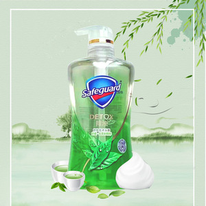 舒肤佳绿茶沐浴露山茶花祛痘杨酸积雪草蓝瓶含酸茶树柠檬酸水杨酸