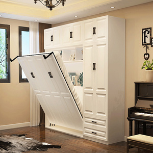 多功能床柜一体组合床折叠