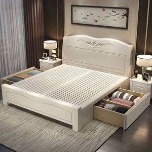 8米双人床主卧大床单人工厂直销经济型卧室家具