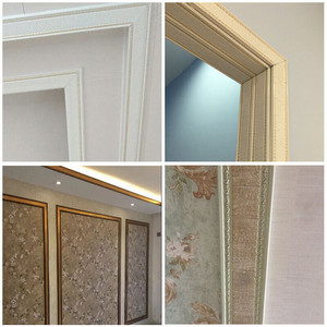 高分子线条简约现代墙纸压边条腰线背景墙边框装饰线条平板收口线