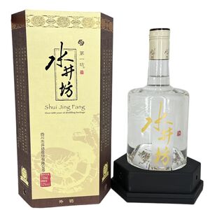 四川白酒 水井坊井台(外销版)52度750ml单瓶装 浓香型白酒礼盒装