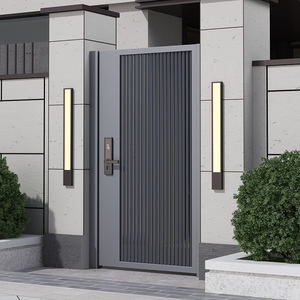 铝艺别墅大门铝合金庭院双开门家用乡村铁艺门小区院子入户单开门