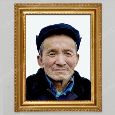 新品冲y洗a4摆台老人遗像实木相框7寸812寸大画框挂墙定制订做任