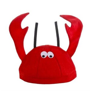 74高妹1688淘宝定制发箍logo小龙虾吃播diy发卡大螃蟹创意头饰地推