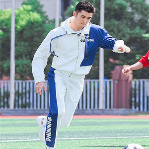 2022跑男同款衣服休闲运动套装男女春秋季运动服校服班服可定制