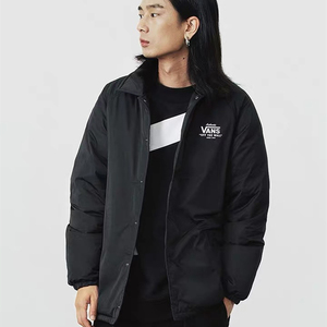 专柜正品vans羽绒服经典万斯1966黑色街头教练夹克保暖外套男女潮