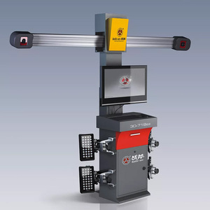 战斧四轮定位仪3d汽车维修设备调车四轮定位轮胎店设备  3d-718s