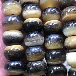 保真天然a饱满鱼子纹黑驴蹄子黑蜜色佛珠手链男士女士挂链手串辟.