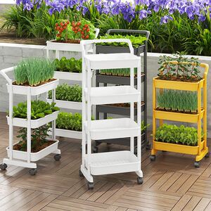 盆多层菜架子家庭室内种菜神器种植专用箱家用蔬菜种植架14人付款49