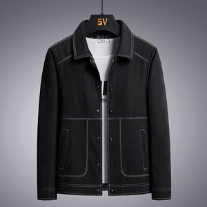 以纯官方旗舰店官网夹克男士商务休闲新款百搭时尚个性男装外套潮