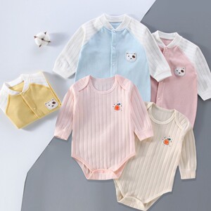 泡泡雪母婴店组合装包屁衣 连体衣0-2岁四季打底连体衣闭哈哈衣