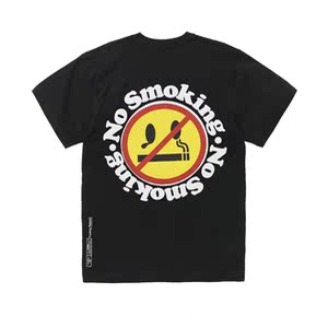 fr2 no smoking t-shirt 男女款立体印花短袖t恤tee半袖 情侣青春