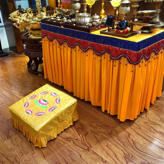 日本购佛教佛具寺庙佛堂桌裙供桌布台t布佛台桌罩神位供桌布定制1