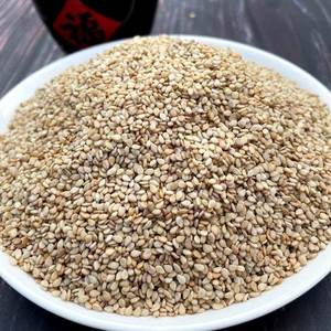 生白芝麻1斤5斤农家自产新货芝麻生芝麻一级纯正天然带皮白芝麻生