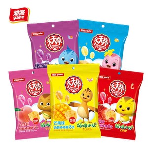 雅客天天棒萌鸡小队奶酪棒棒糖水果味加钙儿童少女休闲零食糖果