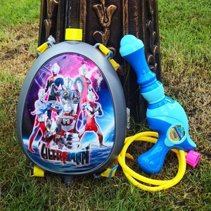 奥特曼水枪背包水枪防漏大容量宇宙战士英雄中华超人男孩玩具喷水