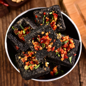 刘香臭豆腐490g鲜胚淮南八公山特产鲜胚有配料长沙臭豆腐20片