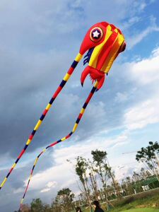 昆明天飞软体三叶虫风筝10平-16平面料尼龙伞布抗风2.5-7级风