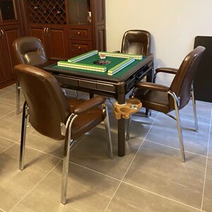 棋牌室麻将椅子专用椅家用靠背打麻将坐的凳子轻奢舒适舒服久坐椅