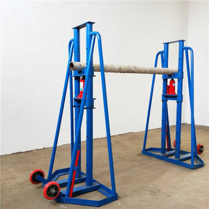 高压电缆用10吨卧式电缆放线架5t卧式放线盘8t液压线缆盘支架